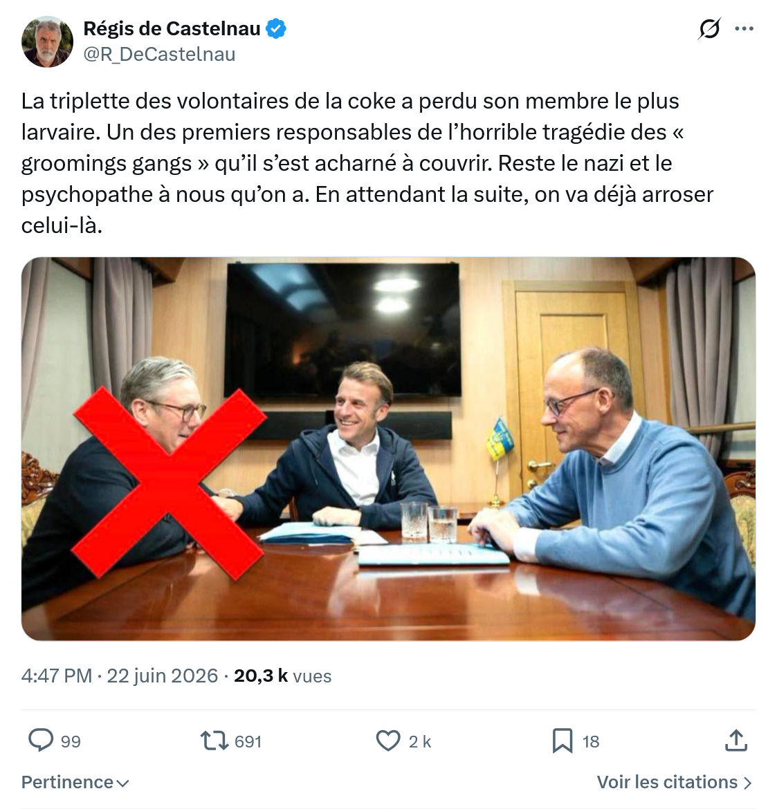 Régis de Castelnau: La triplette des volontaires de...