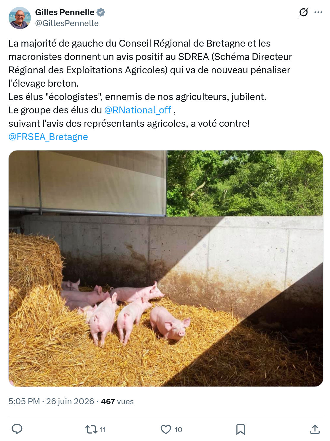 Gilles Pennelle: La majorité de gauche du Conseil...