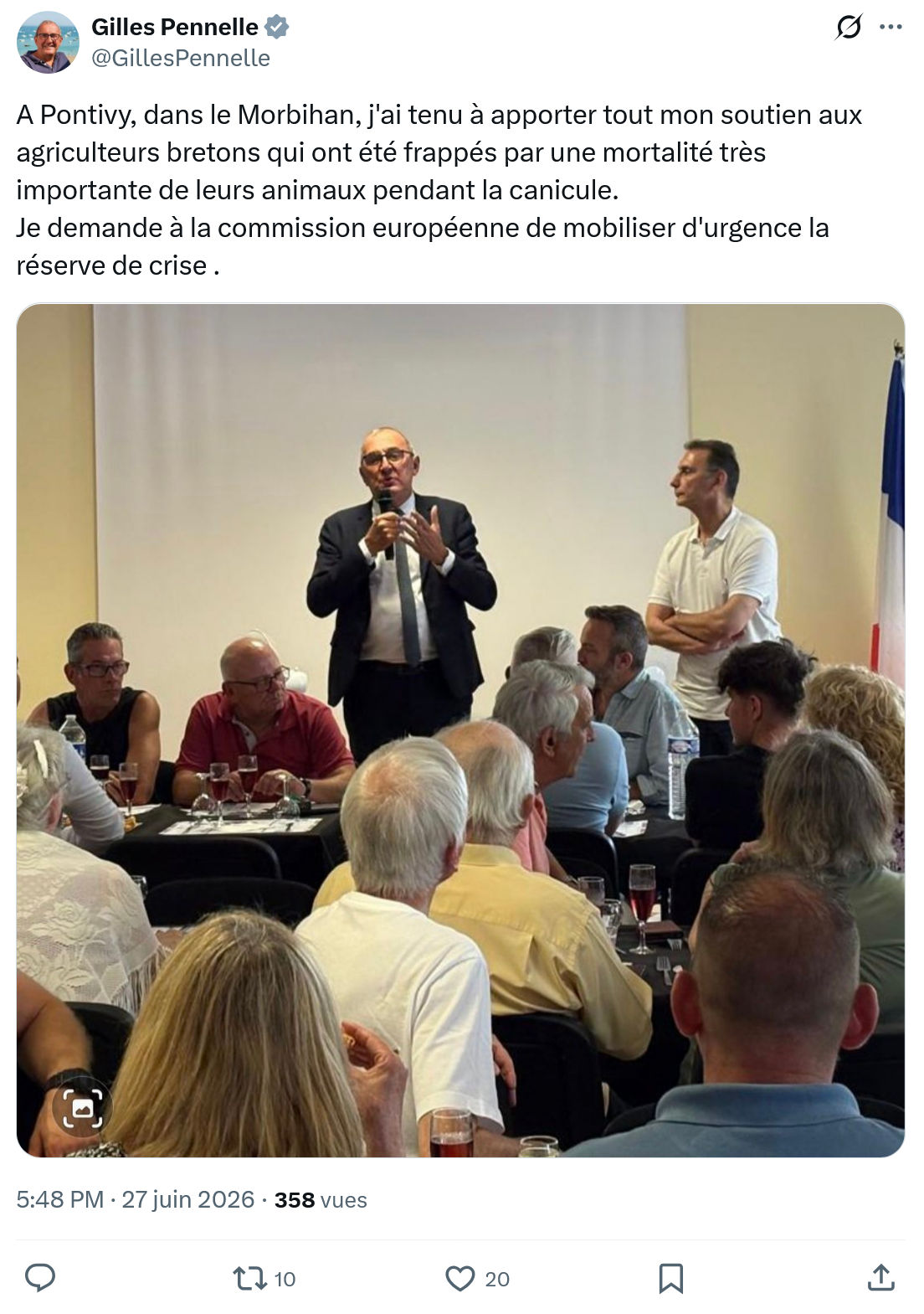 Gilles Pennelle: A Pontivy, dans le Morbihan...