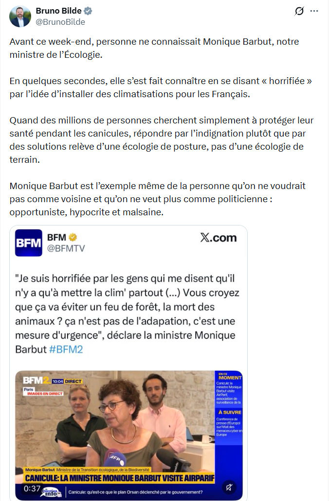 Bruno Bilde: Avant ce week-end, personne ne connaissait...