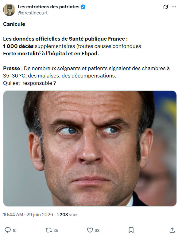 Marquis de Dreslincourt: Canicule...