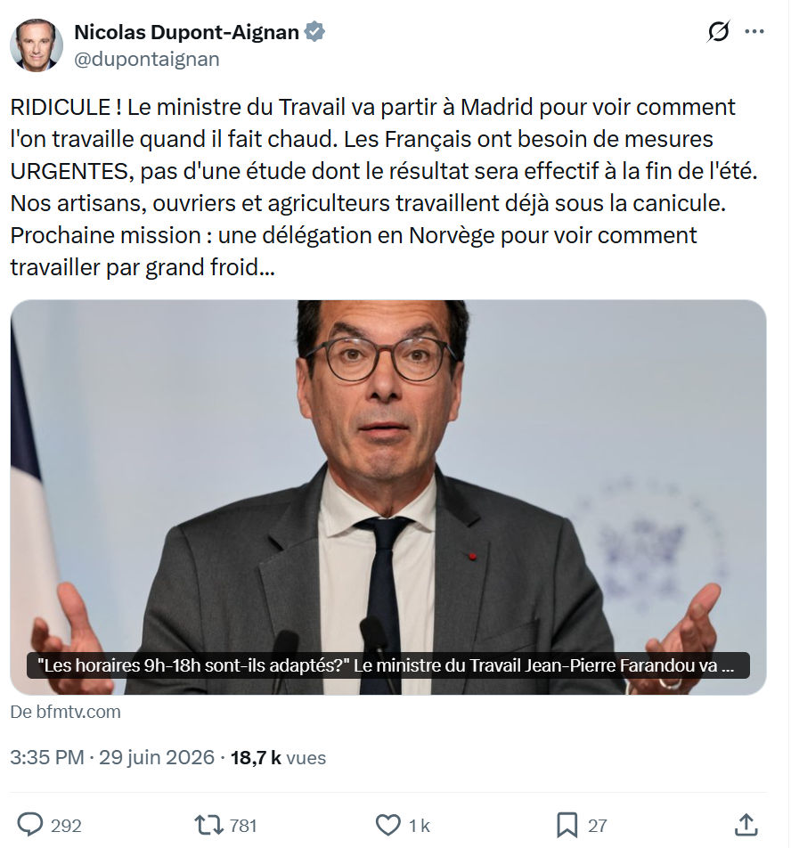 Nicolas Dupont-Aignan: RIDICULE !...