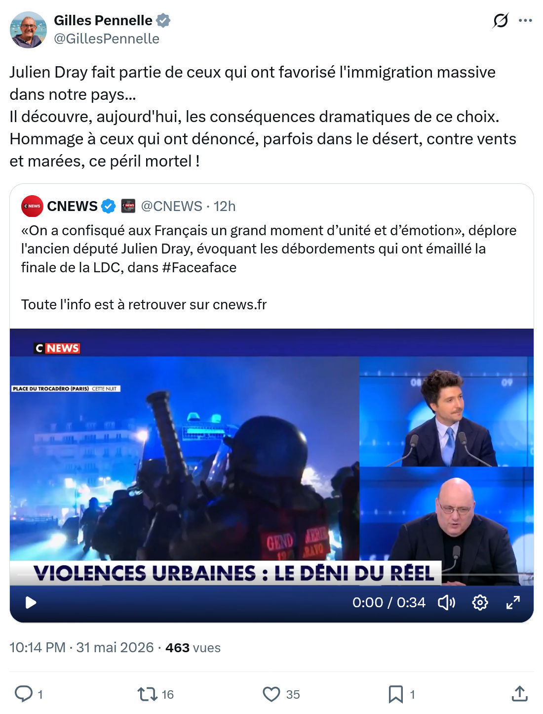 Gilles Pennelle: Julien Dray fait partie de ceux qui ont favorisé…