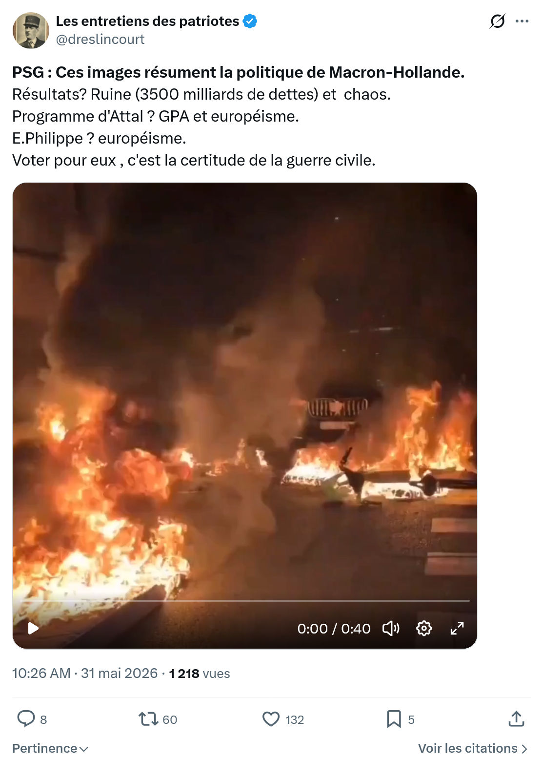 Marquis de Dreslincourt: PSG : Ces images résument la politique…
