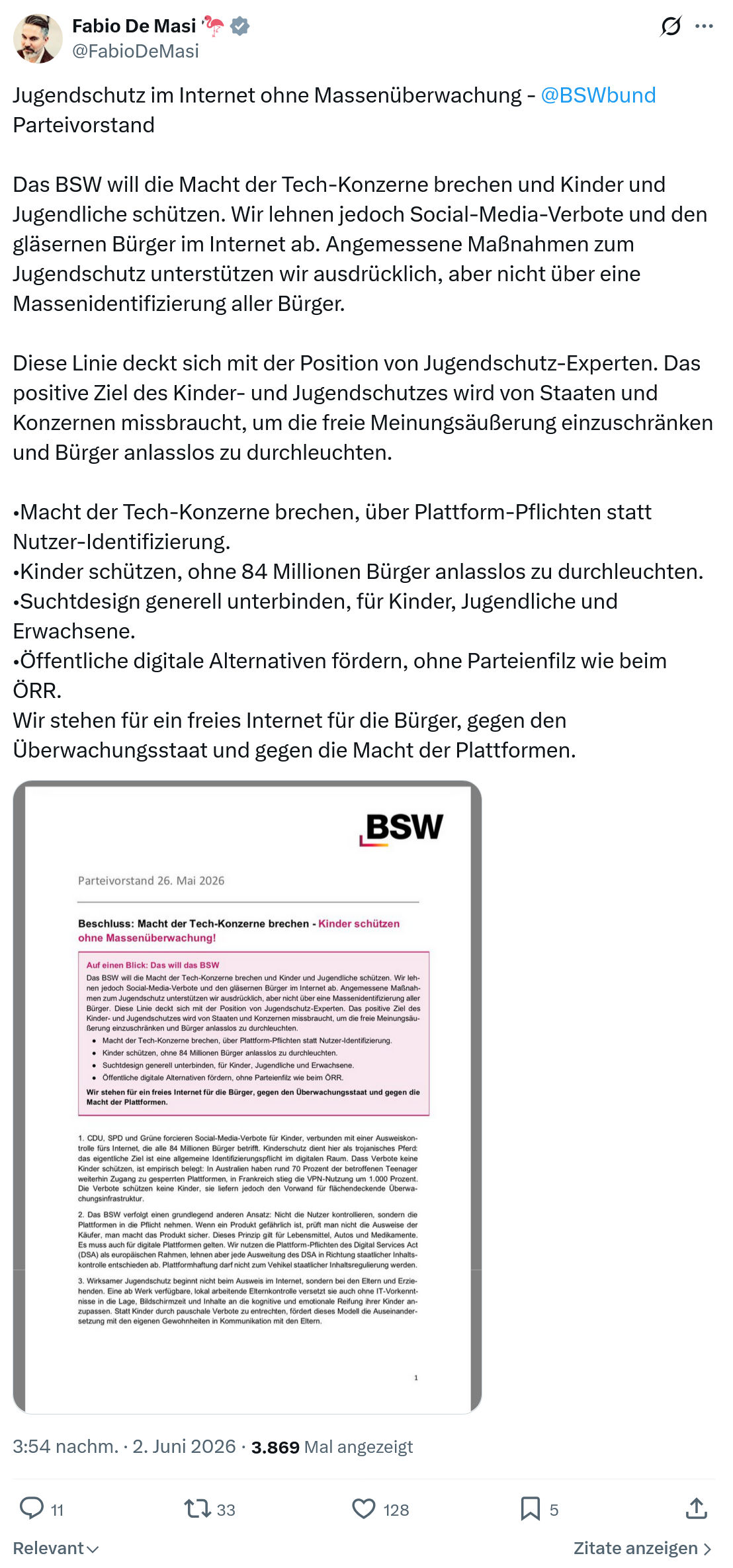 Fabio De Masi: Jugendschutz im Internet ohne Massenüberwachung…