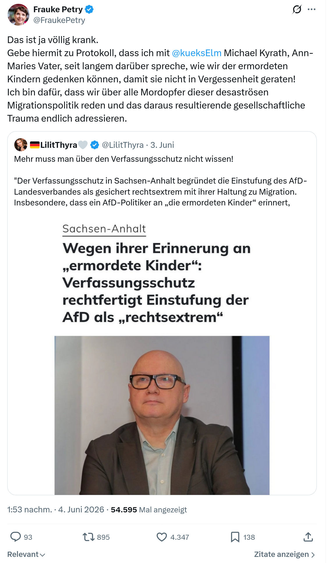 Frauke Petry: Das ist ja völlig krank…