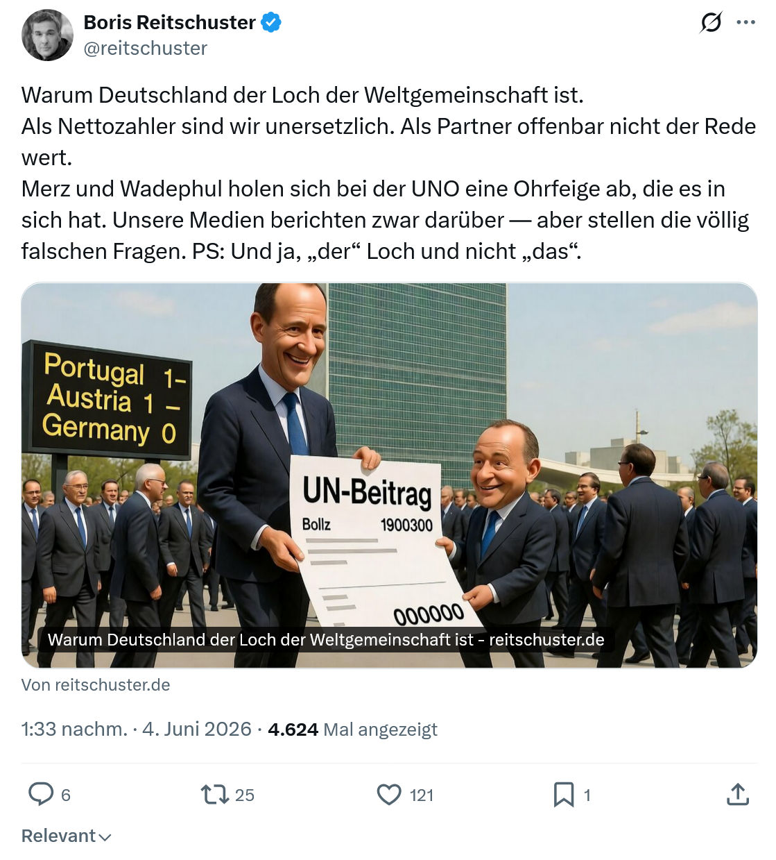Boris Reitschuster: Warum Deutschland der Loch…