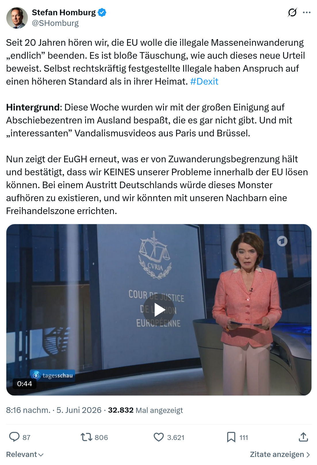 Stefan Homburg: Seit 20 Jahren hören wir…