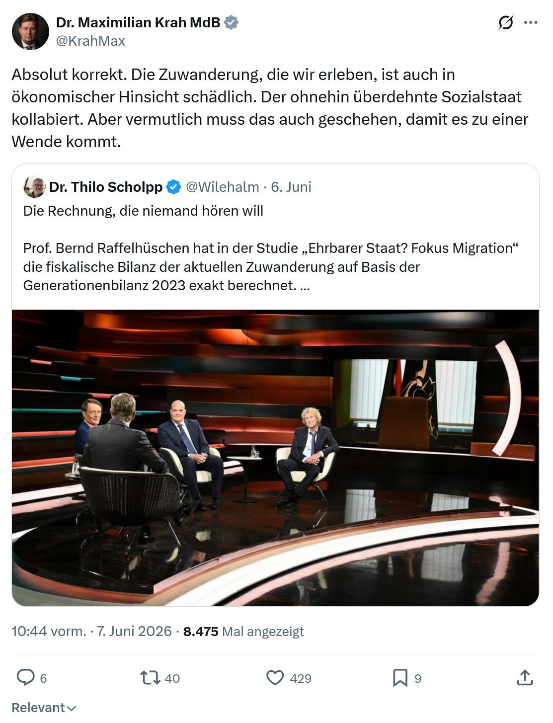 Maximilian Krah: Absolut korrekt…
