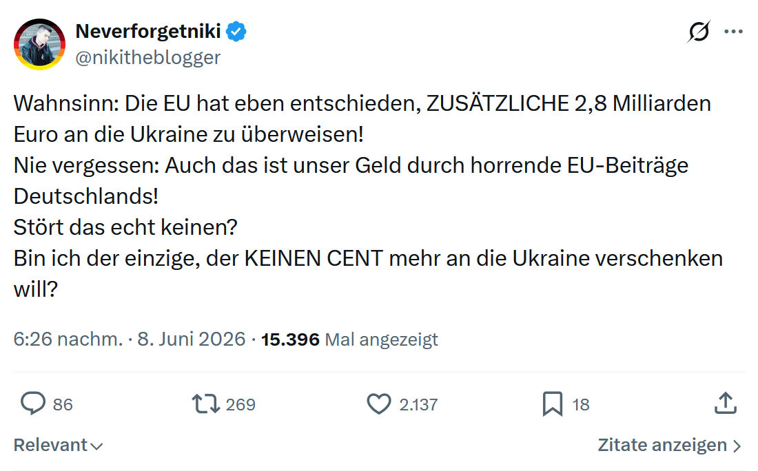 Neverforgetniki: Wahnsinn…