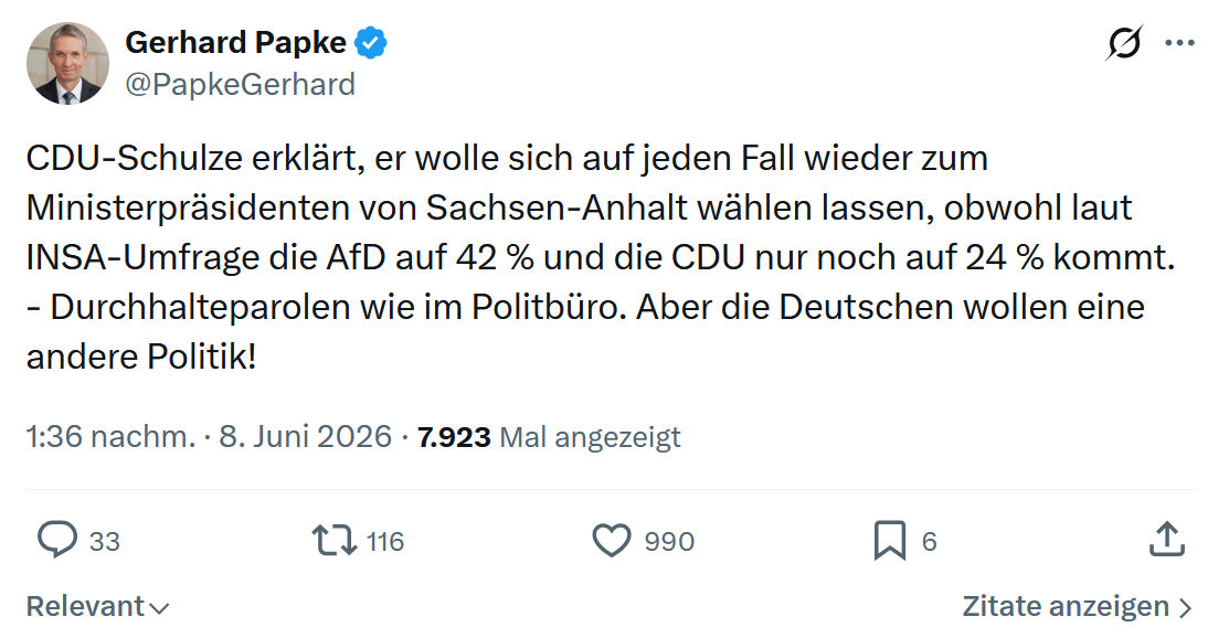Gerhard Papke: CDU-Schulze erklärt…