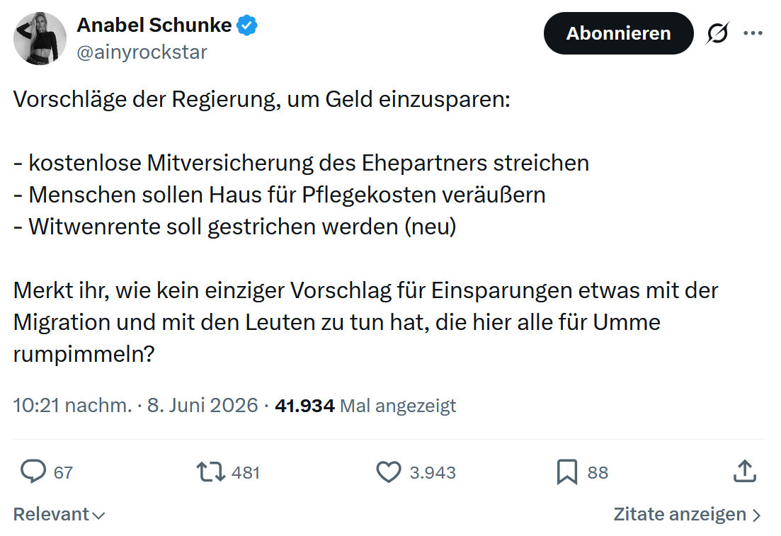 Anabel Schunke: Vorschläge der Regierung…