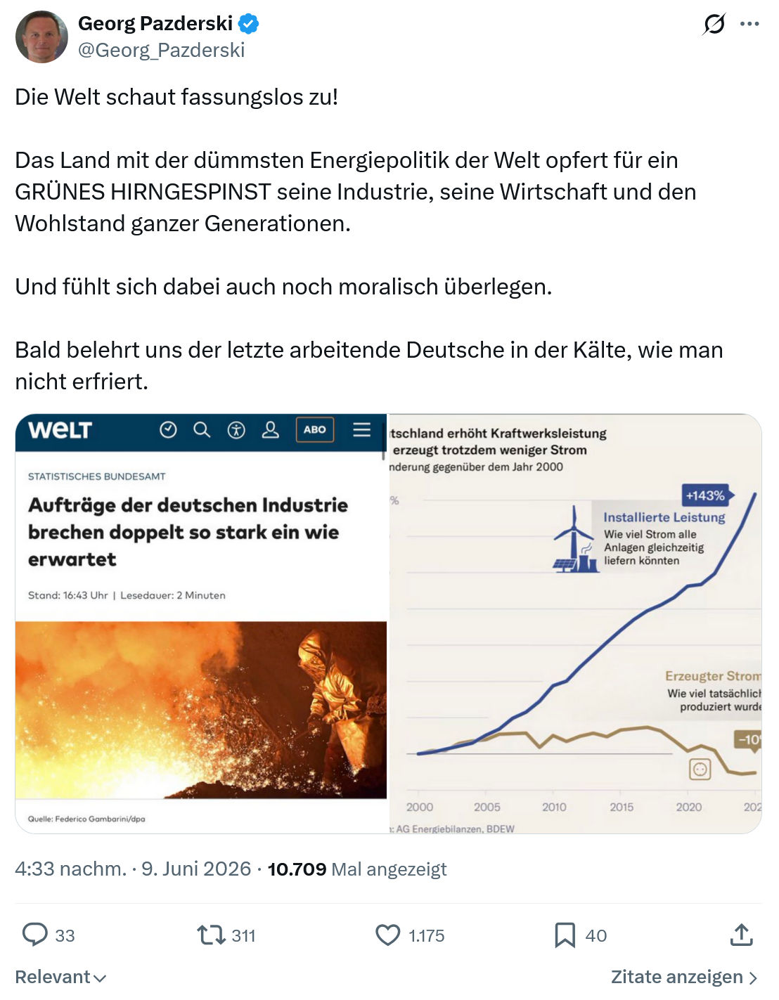Georg Pazderski: Die Welt schaut fassungslos zu!…