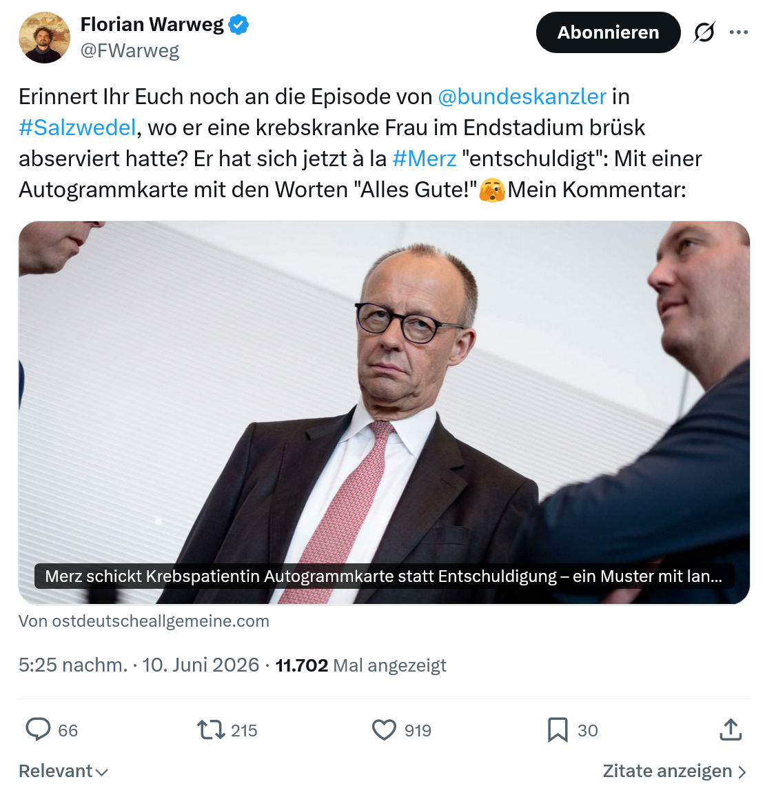 Florian Warweg: Erinnert Ihr Euch noch an die Episode…