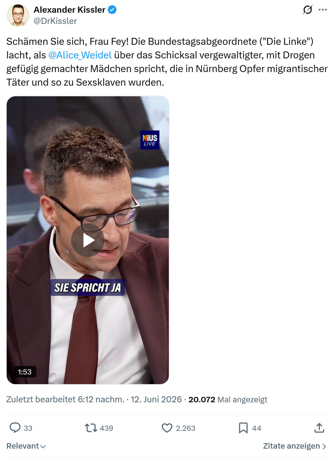 Alexander Kissler: Schämen Sie sich…
