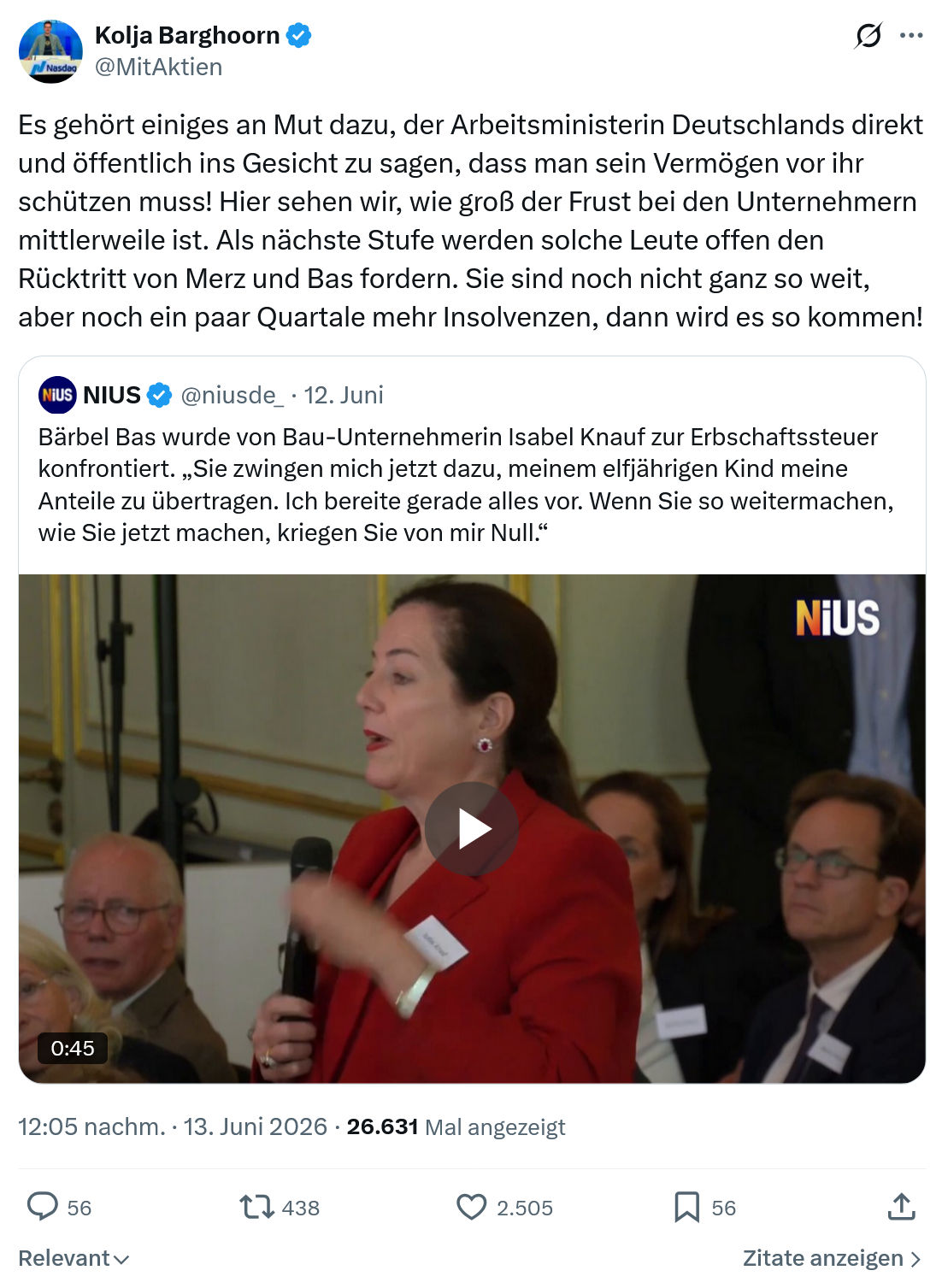 Kolja Barghoorn: Es gehört einiges an Mut dazu…