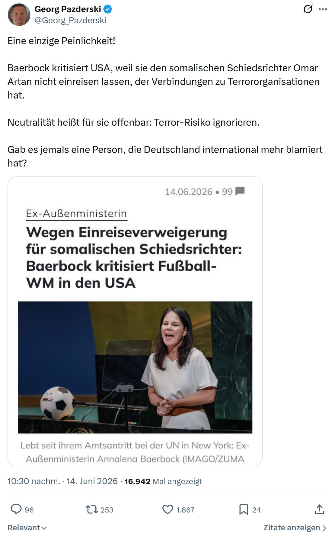 Georg Pazderski: Eine einzige Peinlichkeit!…