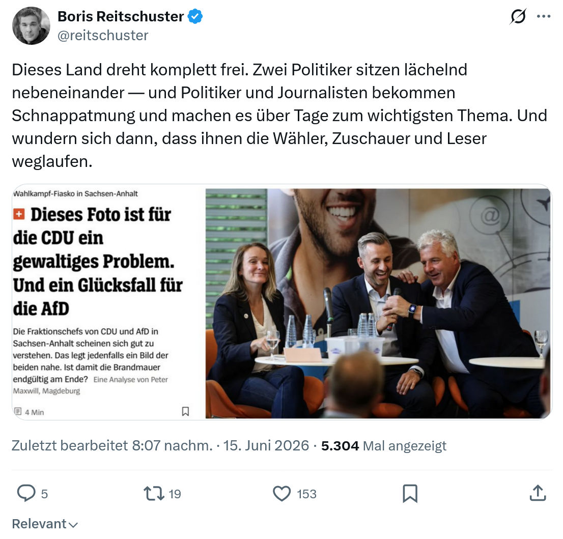 Boris Reitschuster: Dieses Land dreht komplett frei...