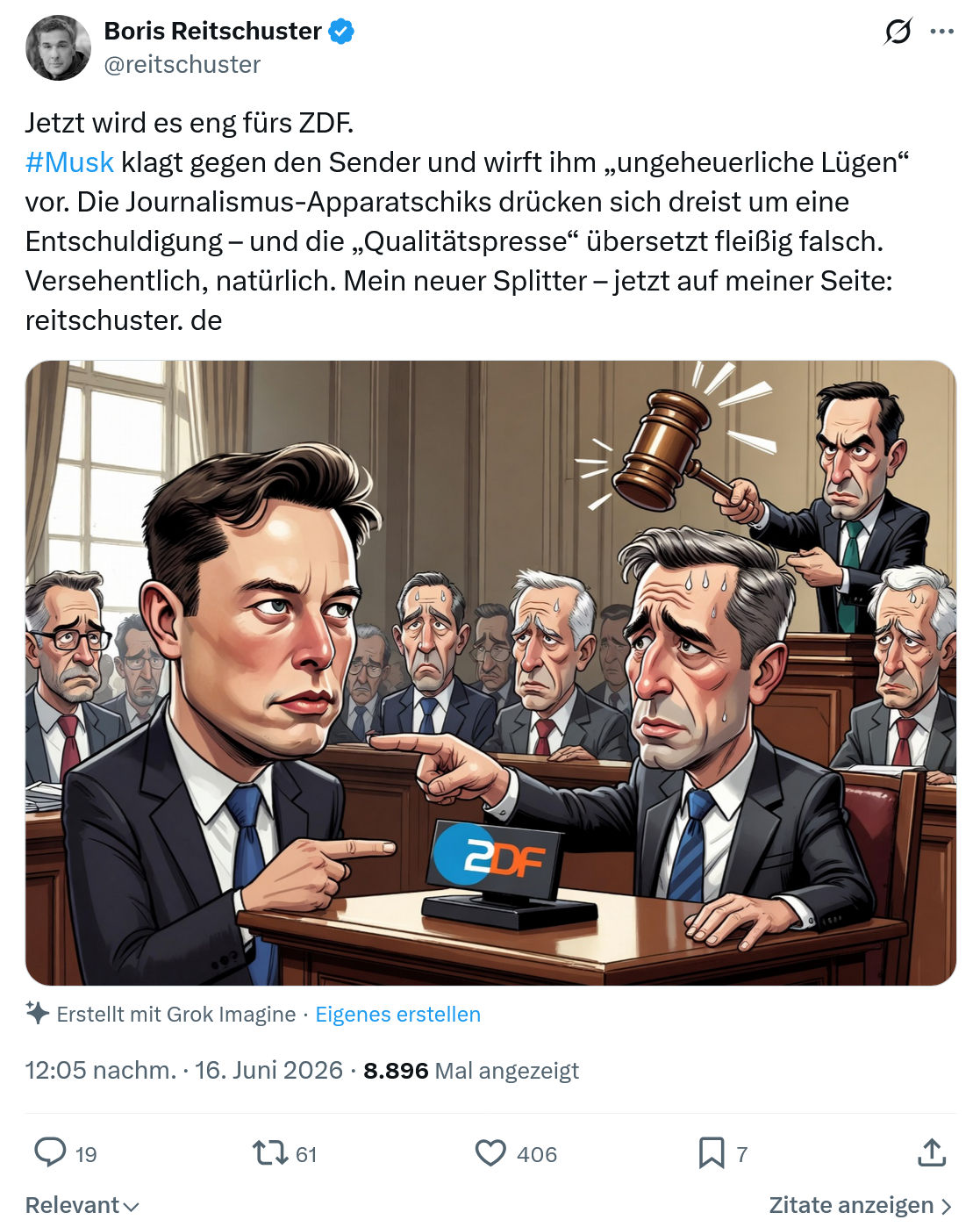 Boris Reitschuster: "Jetzt wird es eng fürs ZDF....