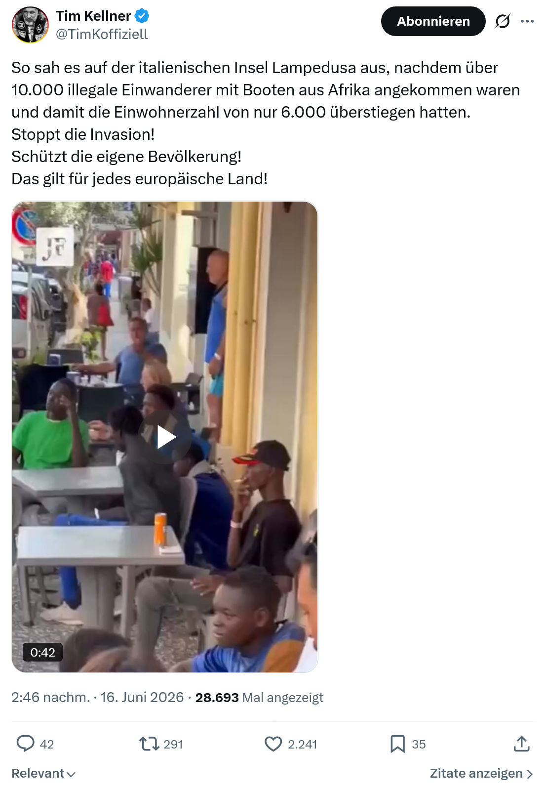 Tim Kellner: So sah es auf der italienischen...