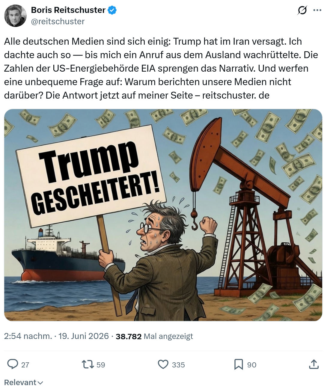 Boris Reitschuster: Alle deutschen Medien sind sich einig...