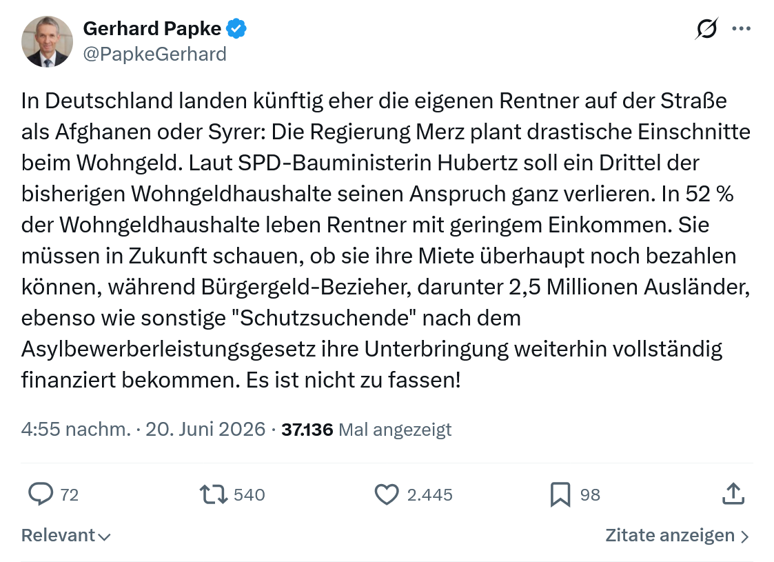 Gerhard Papke: In Deutschland landen künftig eher...
