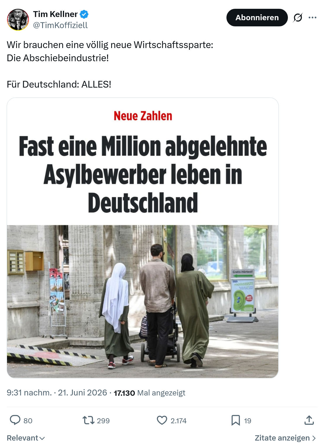 Tim Kellner: Wir brauchen eine völlig neue