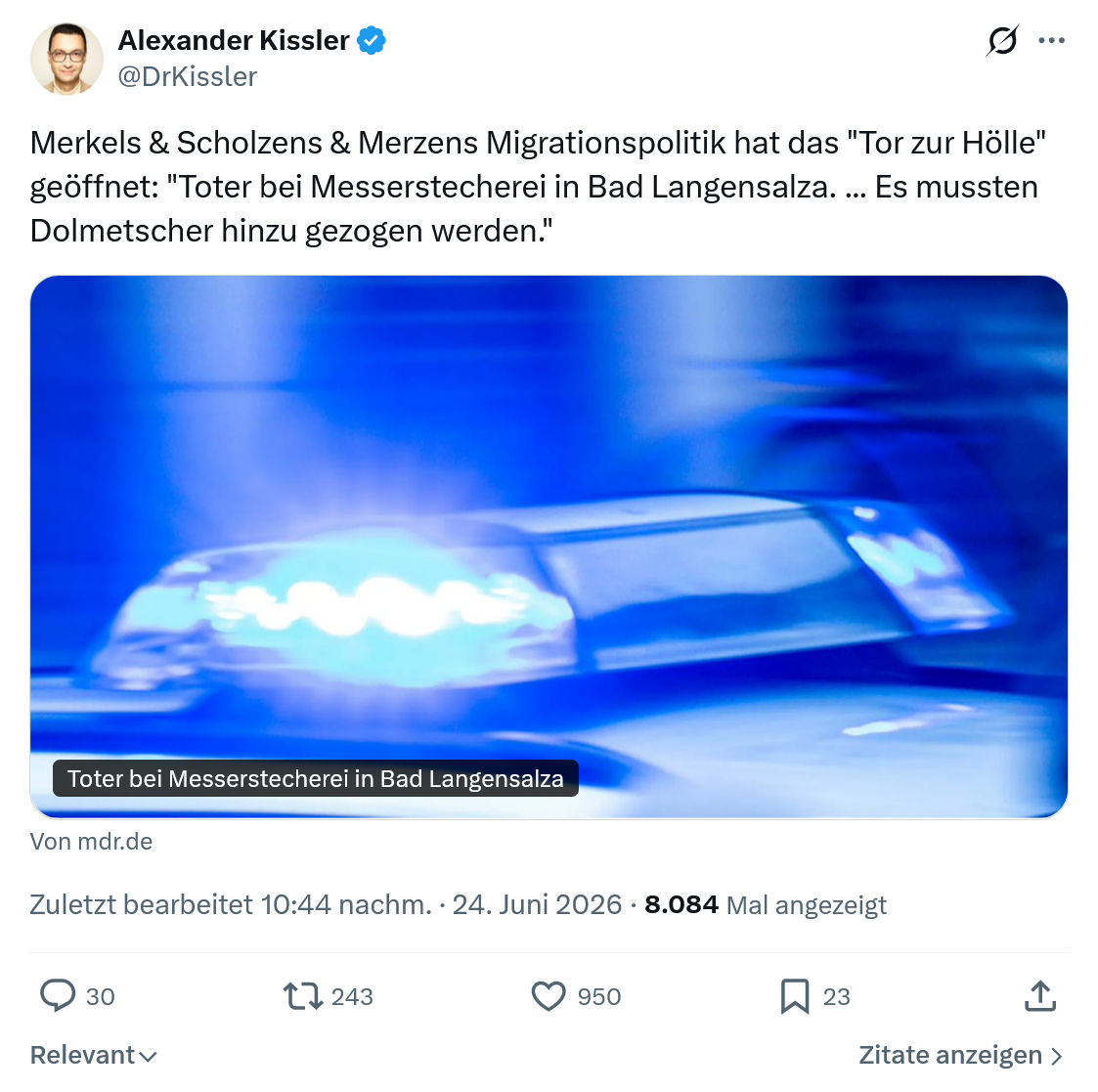 Alexander Kissler: Merkels & Scholzens & Merzens Migrationspolitik hat...