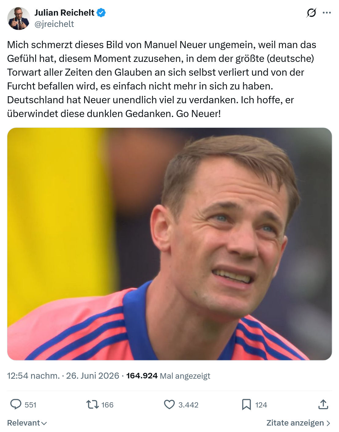 Julian Reichelt: Mich schmerzt dieses Bild...