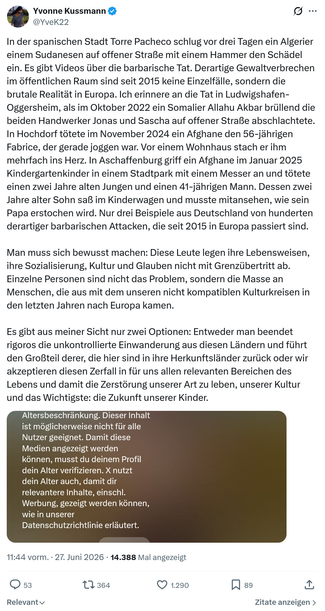 Yvonne Kussmann: In der spanischen Stadt Torre...