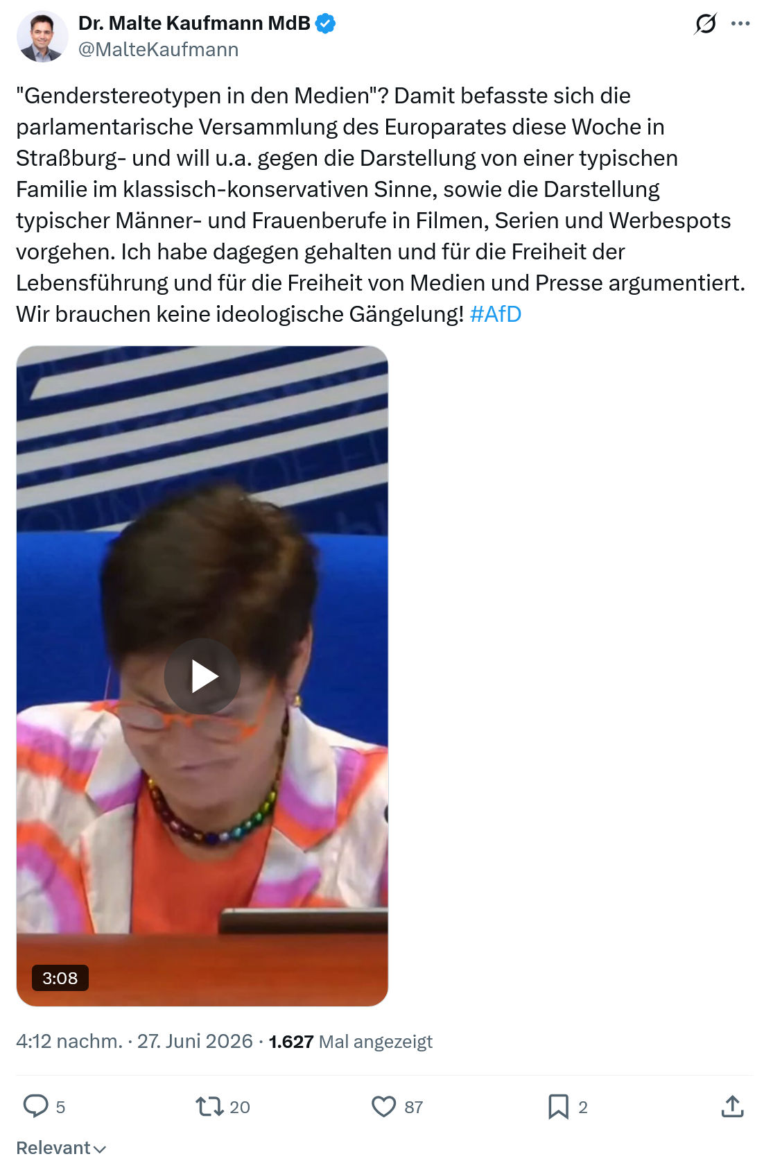 Malte Kaufmann: Genderstereotypen in den Medien? Damit...