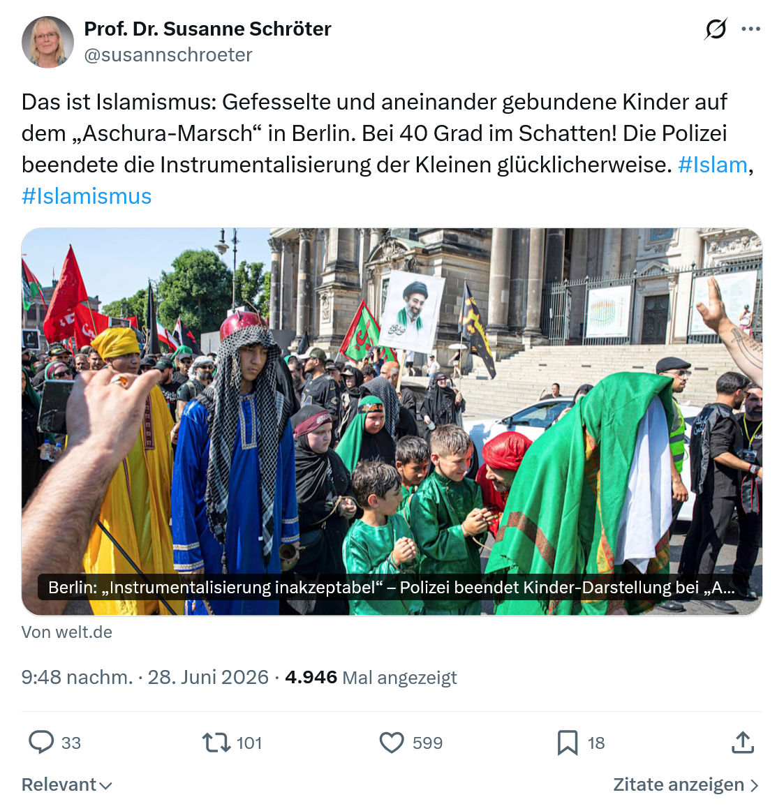 Susanne Schröter: Das ist Islamismus...