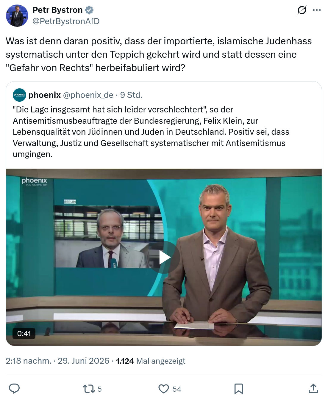 Petr Bystron: Was ist denn daran positiv...