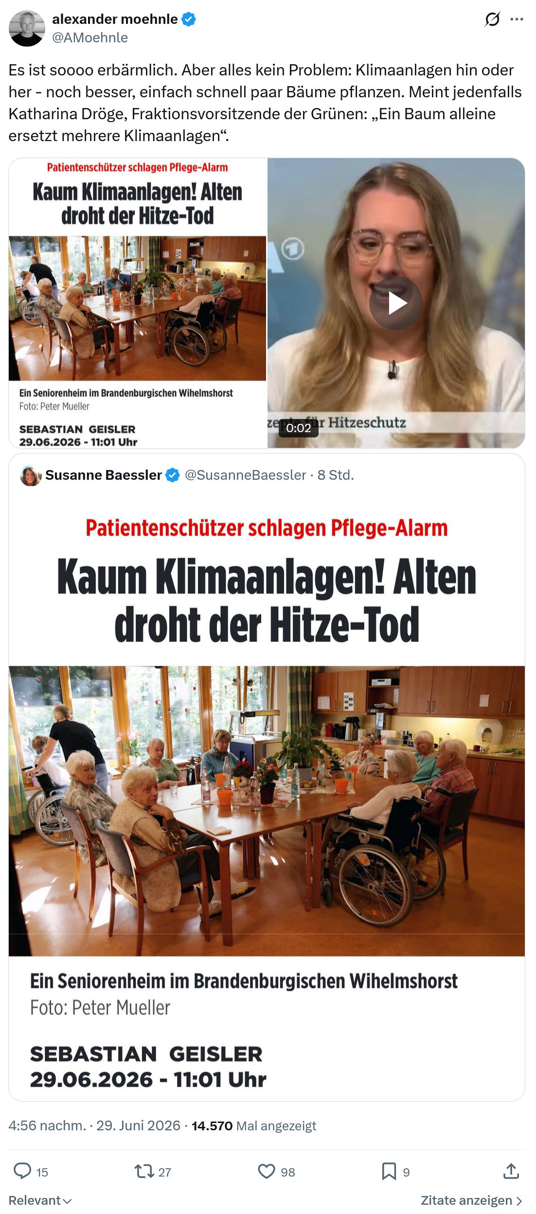 Alexander Moehnle: Es ist soooo erbärmlich...
