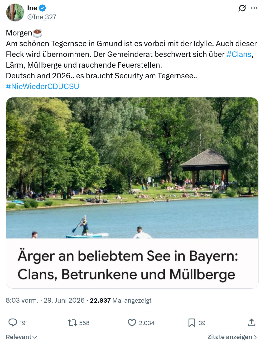 Ine: Morgen...