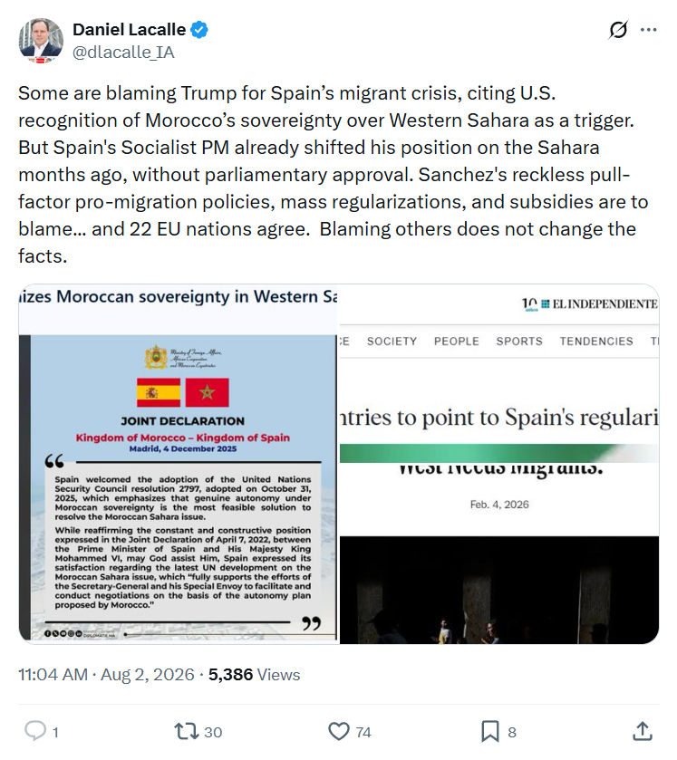 Daniel Lacalle: Some are blaming Trump for Spain’s...