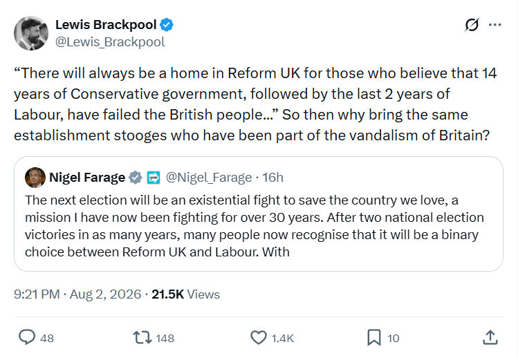 Lewis Brackpool: There will always be a home...