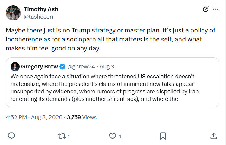 Timothy Ash: Maybe there just is no Trump...