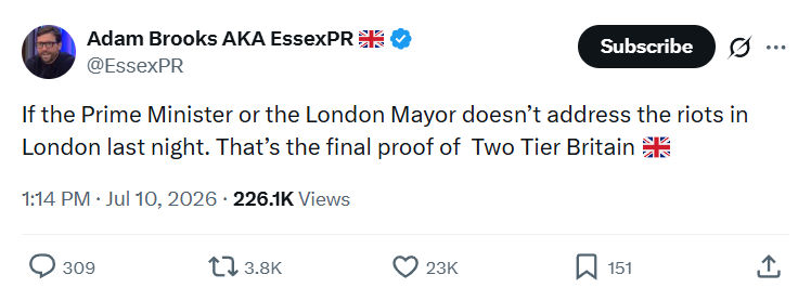 Adam Brooks: If the Prime Minister or the London...
