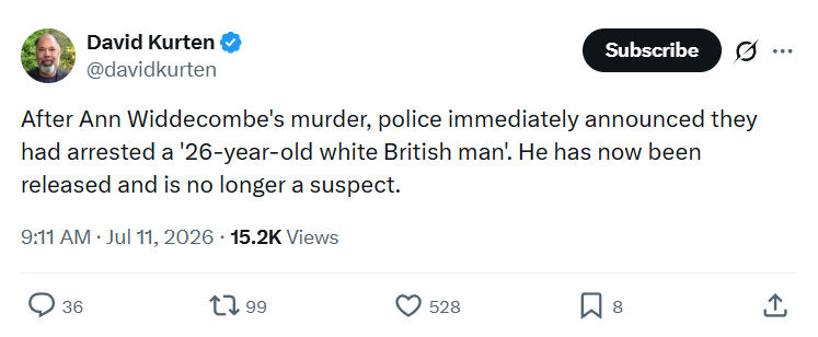 David Kurten: After Ann Widdecombe's murder...