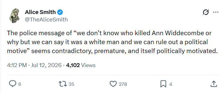 Alice Smith: The police message...