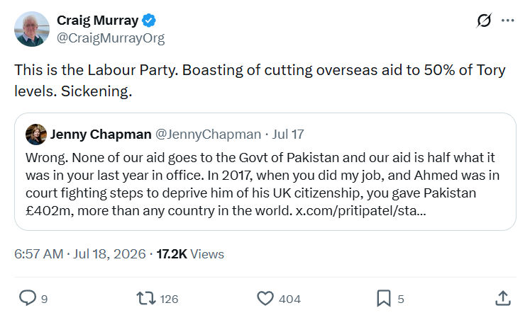 Craig Murray: This is the Labour Party...