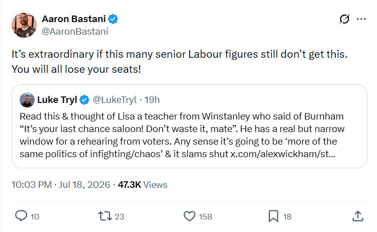 Aaron Bastani: It’s extraordinary...