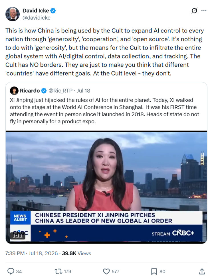 David Icke: This is how China is being used by...