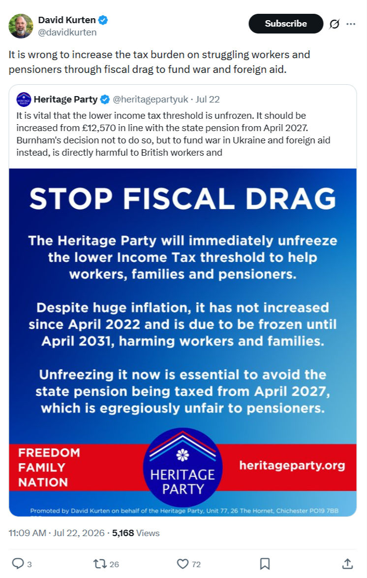 David Kurten: It is wrong to increase the tax...