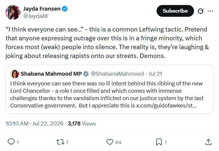 Jayda Fransen: I think everyone can see…