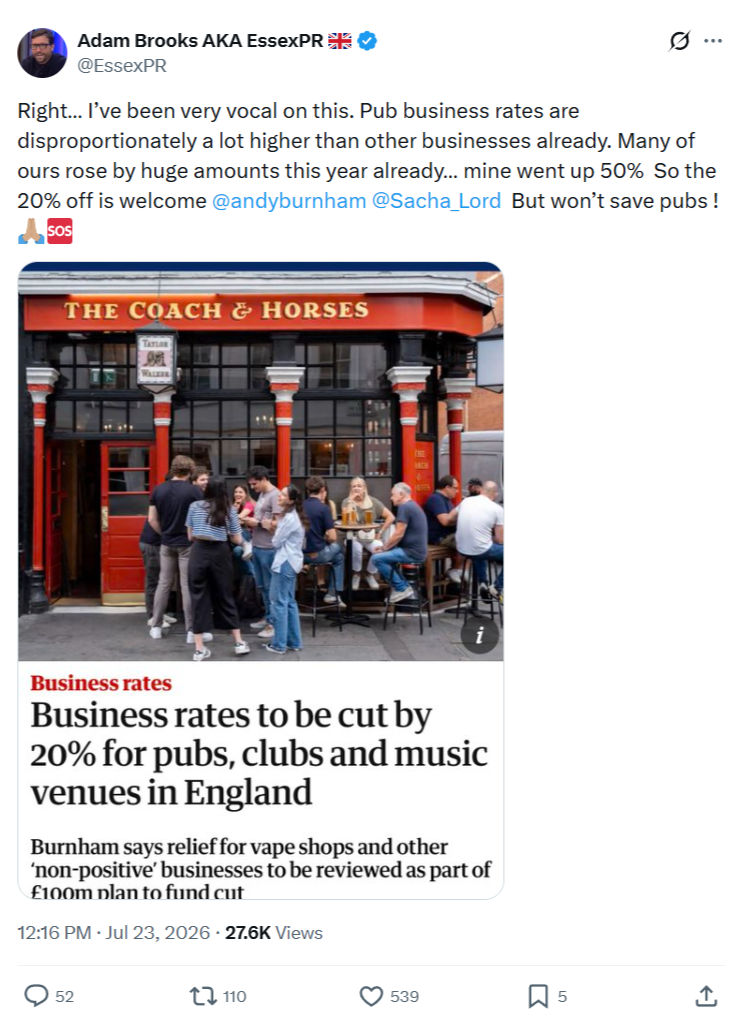 Adam Brooks: Right…