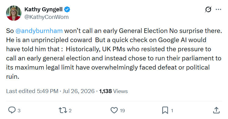 Kathy Gyngell: So @andyburnham  won’t call...