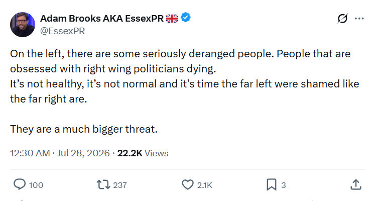 Adam Brooks: On the left, there are some seriously...