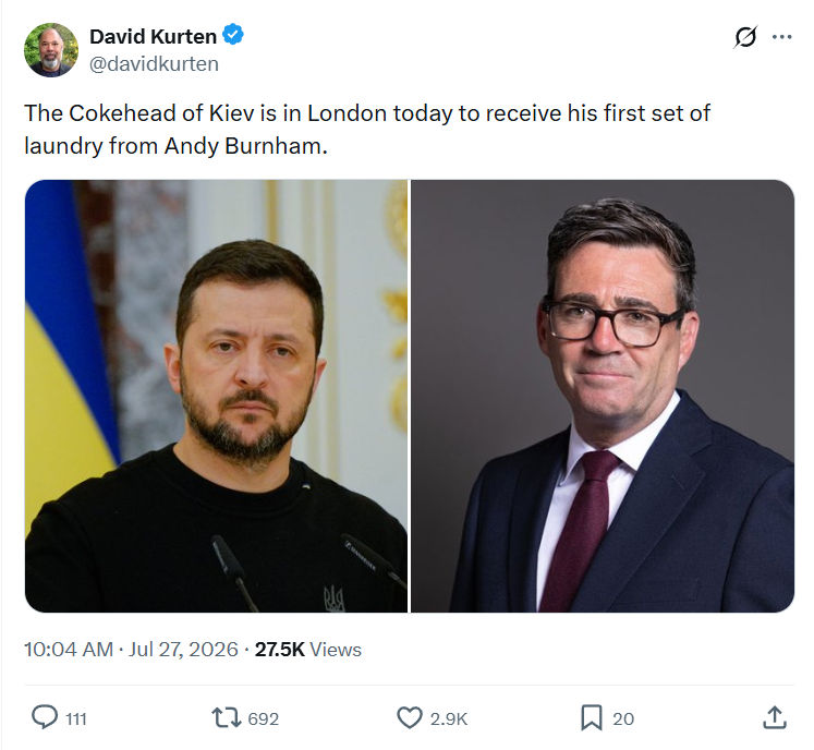 David Kurten: The Cokehead of Kiev...